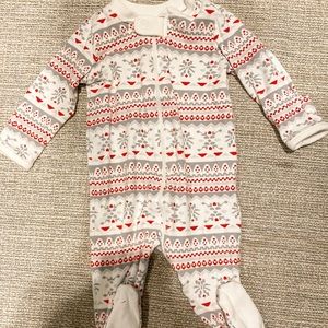 Like new Gymboree winter footie 3/6m